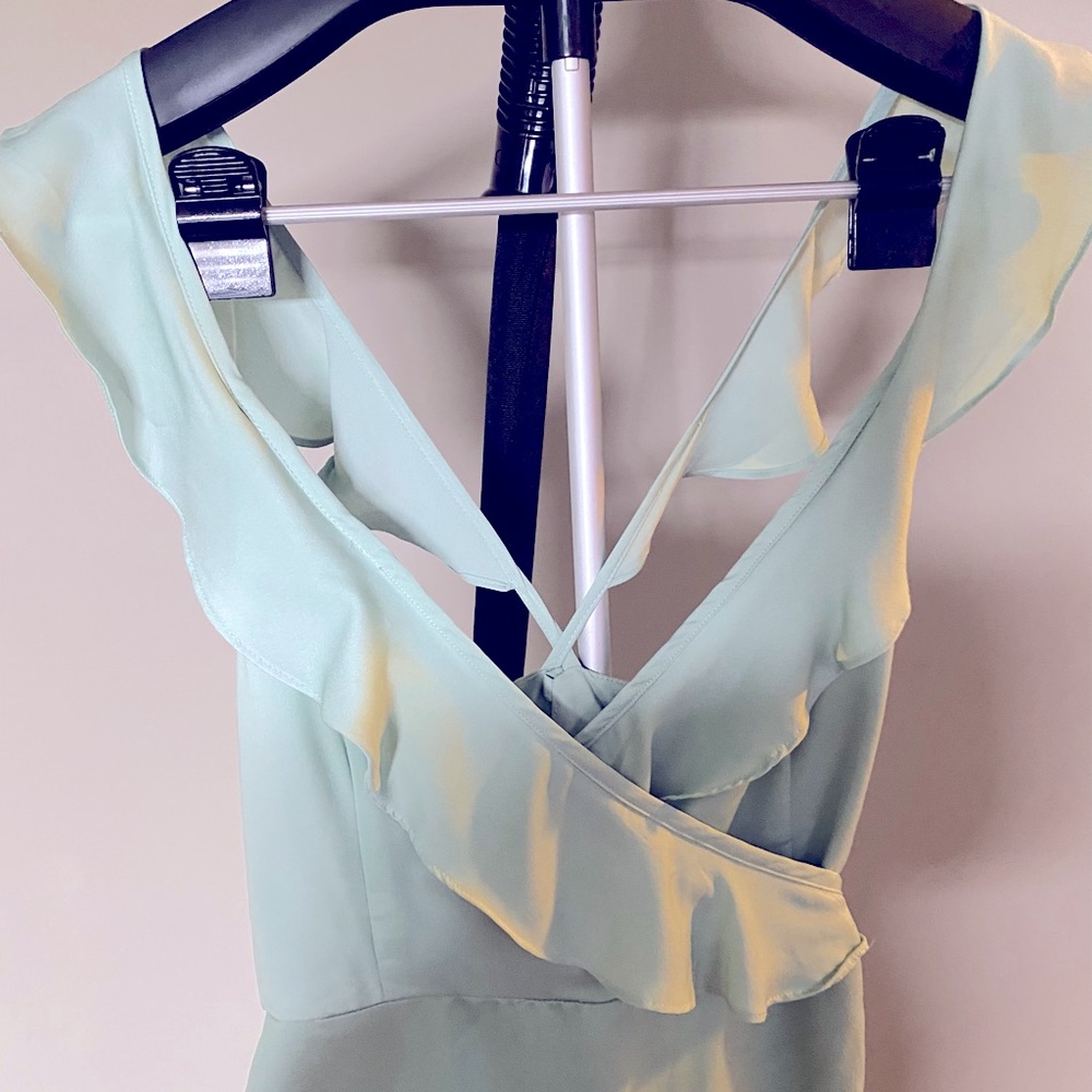 WYLDR mint green dress